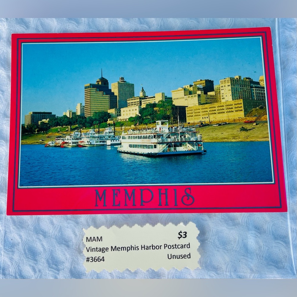Vintage Memphis postcard - unused